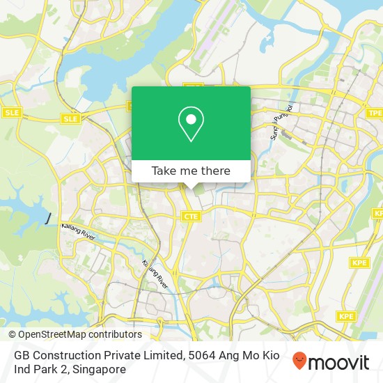 GB Construction Private Limited, 5064 Ang Mo Kio Ind Park 2 map