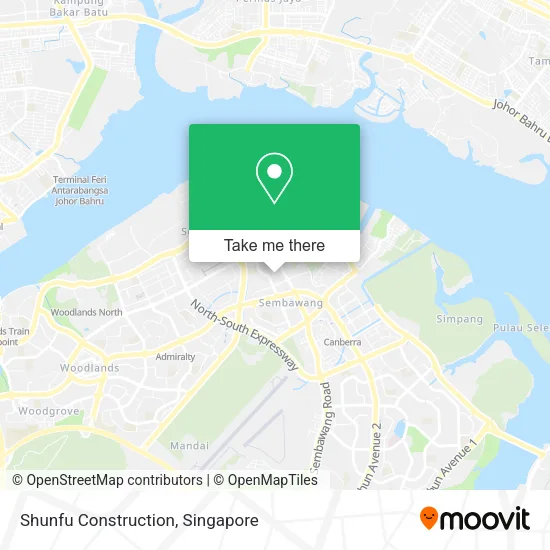 Shunfu Construction map