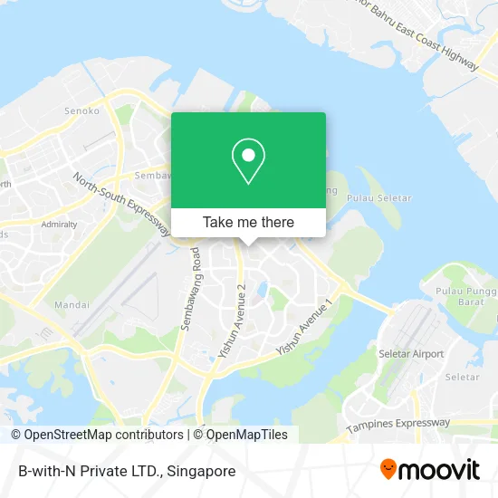 B-with-N Private LTD. map