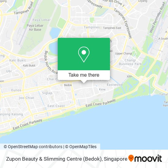 Zupon Beauty & Slimming Centre (Bedok) map