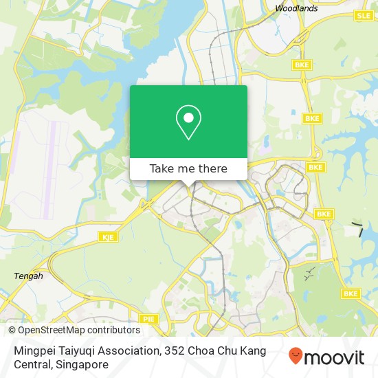 Mingpei Taiyuqi Association, 352 Choa Chu Kang Central地图