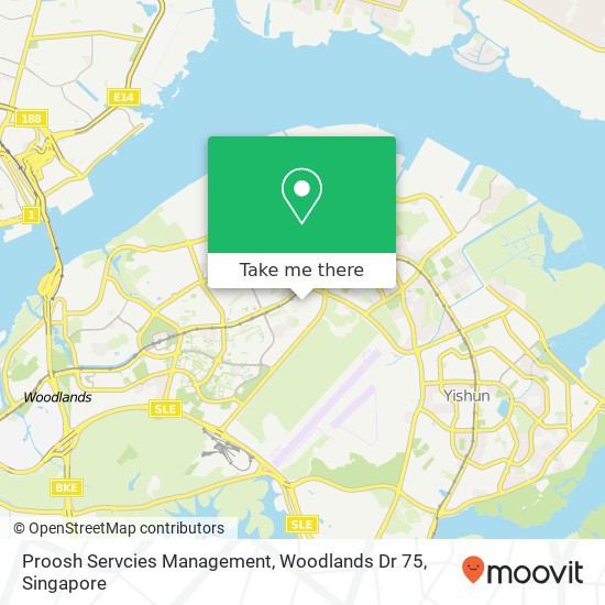 Proosh Servcies Management, Woodlands Dr 75 map