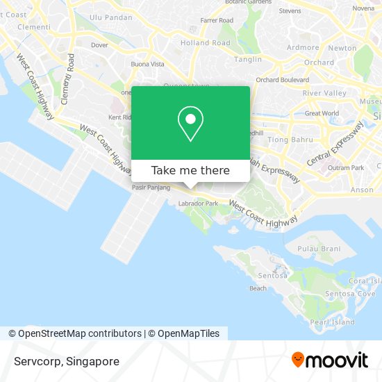 Servcorp map