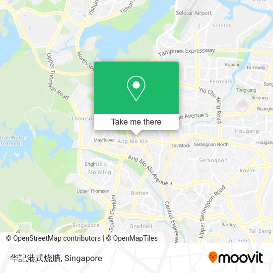 华記港式烧腊地图