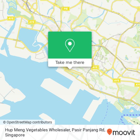 Hup Meng Vegetables Wholesaler, Pasir Panjang Rd地图