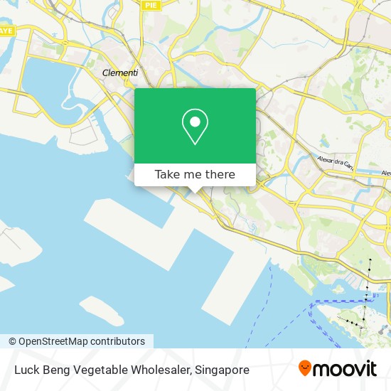 Luck Beng Vegetable Wholesaler map