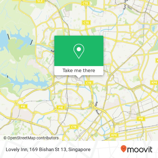 Lovely Inn, 169 Bishan St 13地图