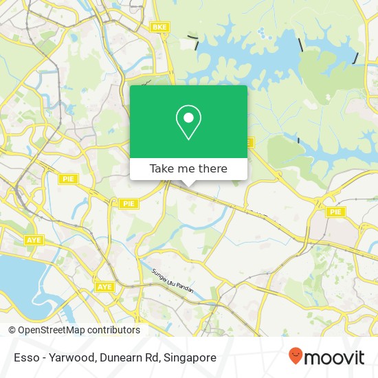 Esso - Yarwood, Dunearn Rd map