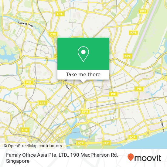 Family Office Asia Pte. LTD., 190 MacPherson Rd map