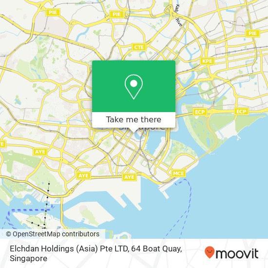 Elchdan Holdings (Asia) Pte LTD, 64 Boat Quay地图