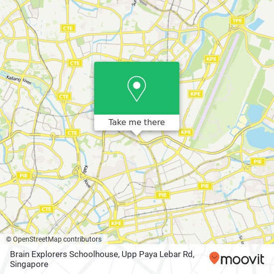 Brain Explorers Schoolhouse, Upp Paya Lebar Rd map