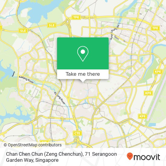 Chan Chen Chun (Zeng Chenchun), 71 Serangoon Garden Way地图