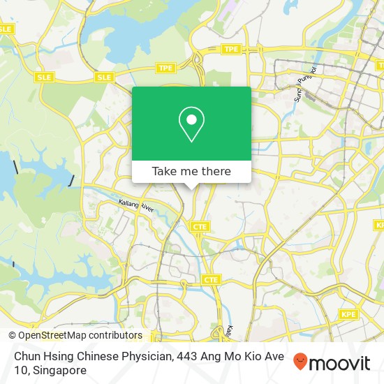 Chun Hsing Chinese Physician, 443 Ang Mo Kio Ave 10 map