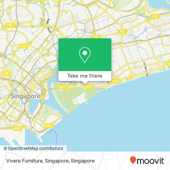 Vivere Furniture, Singapore map