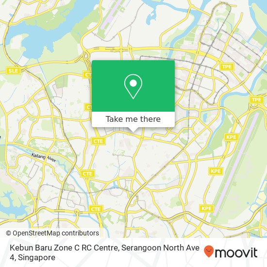 Kebun Baru Zone C RC Centre, Serangoon North Ave 4 map