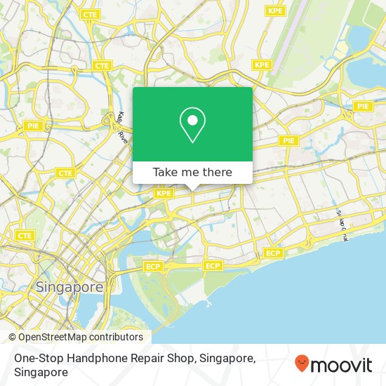 One-Stop Handphone Repair Shop, Singapore map