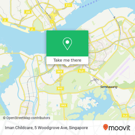 Iman Childcare, 5 Woodgrove Ave地图