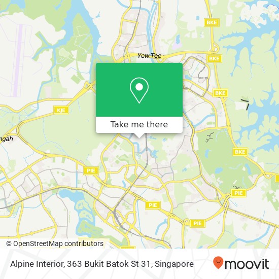 Alpine Interior, 363 Bukit Batok St 31 map