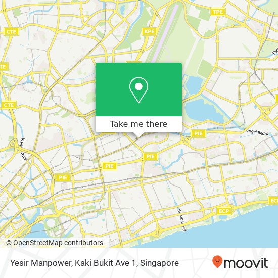 Yesir Manpower, Kaki Bukit Ave 1地图