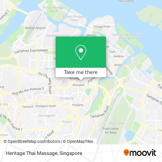 Heritage Thai Massage map