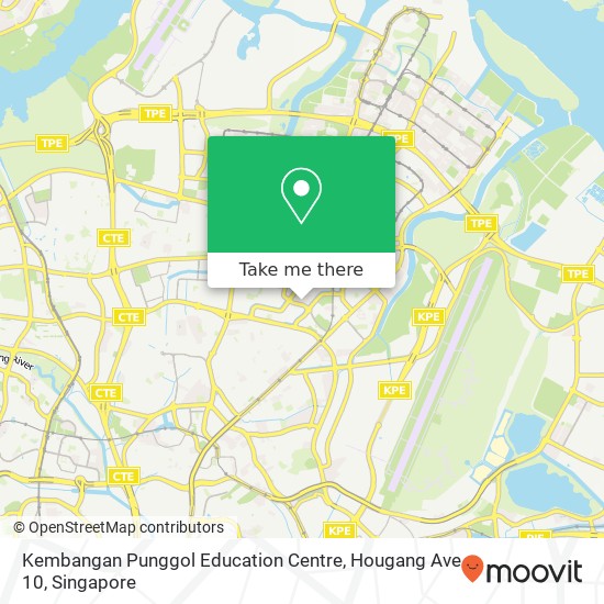 Kembangan Punggol Education Centre, Hougang Ave 10 map