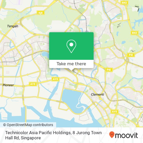 Technicolor Asia Pacific Holdings, 8 Jurong Town Hall Rd map