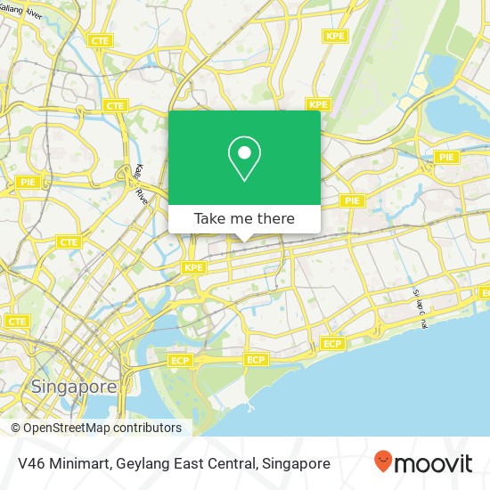 V46 Minimart, Geylang East Central map