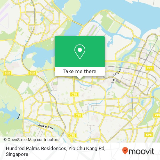 Hundred Palms Residences, Yio Chu Kang Rd地图