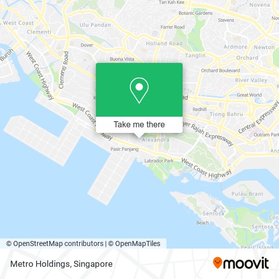 Metro Holdings map