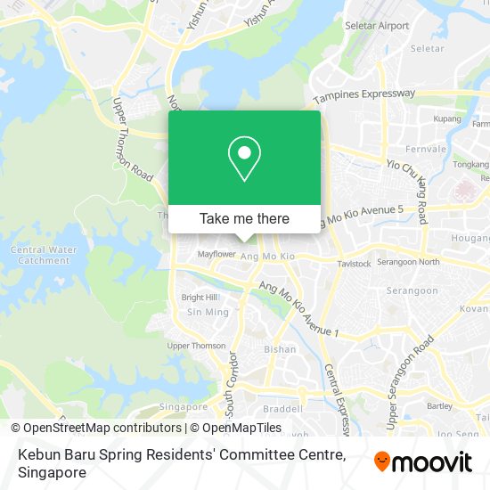 Kebun Baru Spring Residents' Committee Centre map
