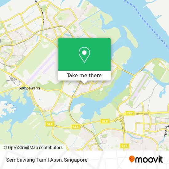 Sembawang Tamil Assn map