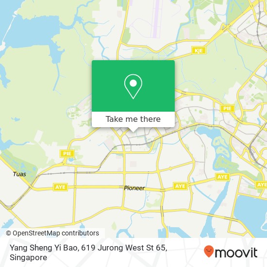 Yang Sheng Yi Bao, 619 Jurong West St 65 map