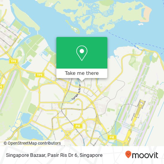 Singapore Bazaar, Pasir Ris Dr 6 map