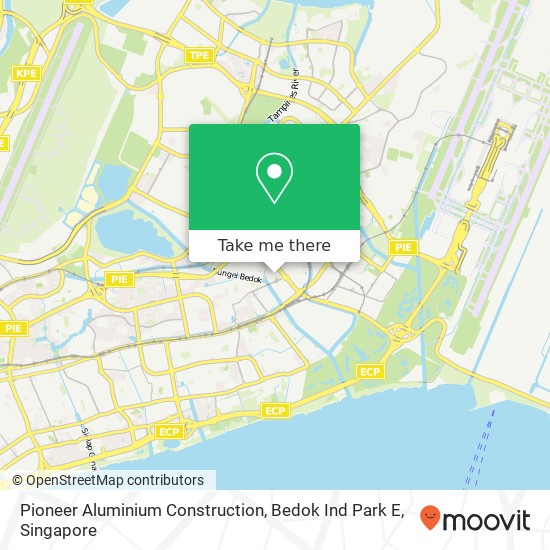 Pioneer Aluminium Construction, Bedok Ind Park E地图