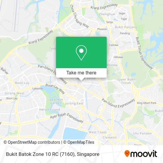 Bukit Batok Zone 10 RC (7160) map
