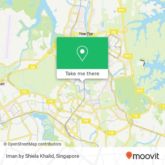 Iman by Shiela Khalid, Bukit Batok St 31 map