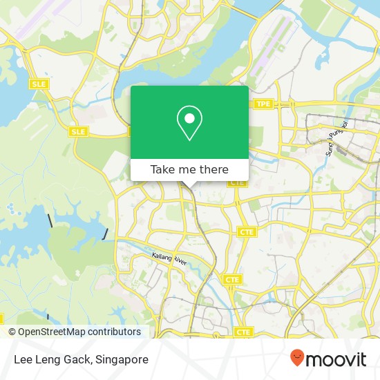 Lee Leng Gack, 180 Ang Mo Kio Ave 8地图