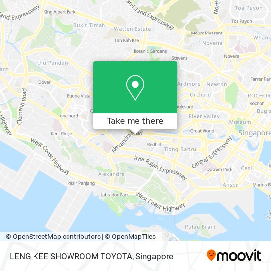 LENG KEE SHOWROOM TOYOTA map
