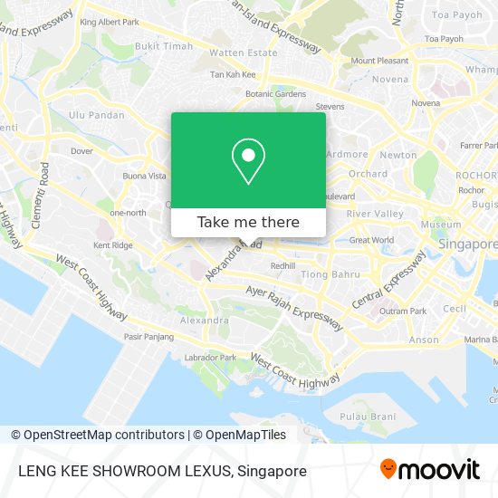 LENG KEE SHOWROOM LEXUS map