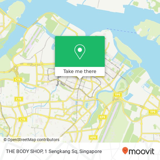 THE BODY SHOP, 1 Sengkang Sq map