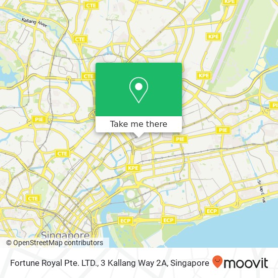 Fortune Royal Pte. LTD., 3 Kallang Way 2A map