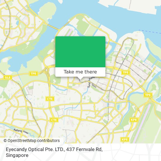 Eyecandy Optical Pte. LTD., 437 Fernvale Rd地图