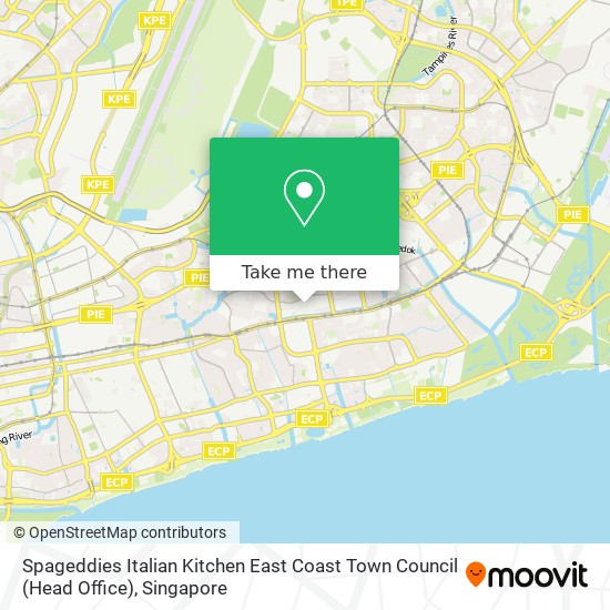 Spageddies Italian Kitchen East Coast Town Council (Head Office) map