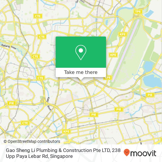 Gao Sheng Li Plumbing & Construction Pte LTD, 238 Upp Paya Lebar Rd map