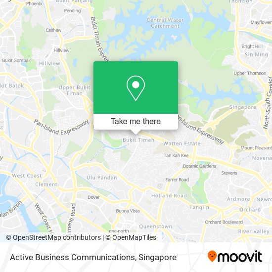 Active Business Communications map