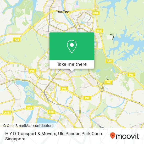 H Y D Transport & Movers, Ulu Pandan Park Conn map