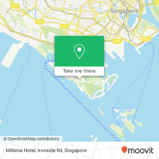 Millenia Hotel, Ironside Rd map