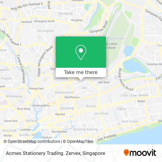 Acmes Stationery Trading. Zervex map