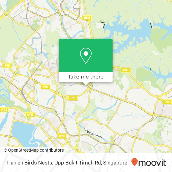Tian en Birds Nests, Upp Bukit Timah Rd map