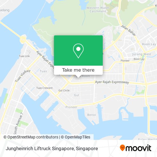 Jungheinrich Liftruck Singapore map